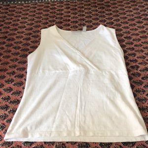 Cross tank with cute embellishments